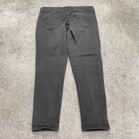 Democracy AB Technology Skinny Denim Jeans Womens 10 Black Mid Rise Casual 34x27 - Picture 2 of 12